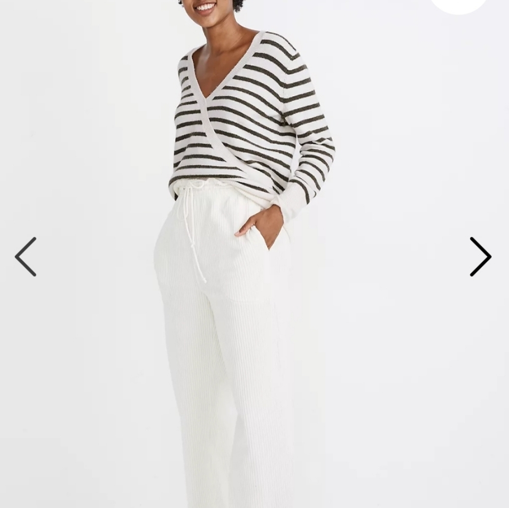 Madewell Wrap front sweater